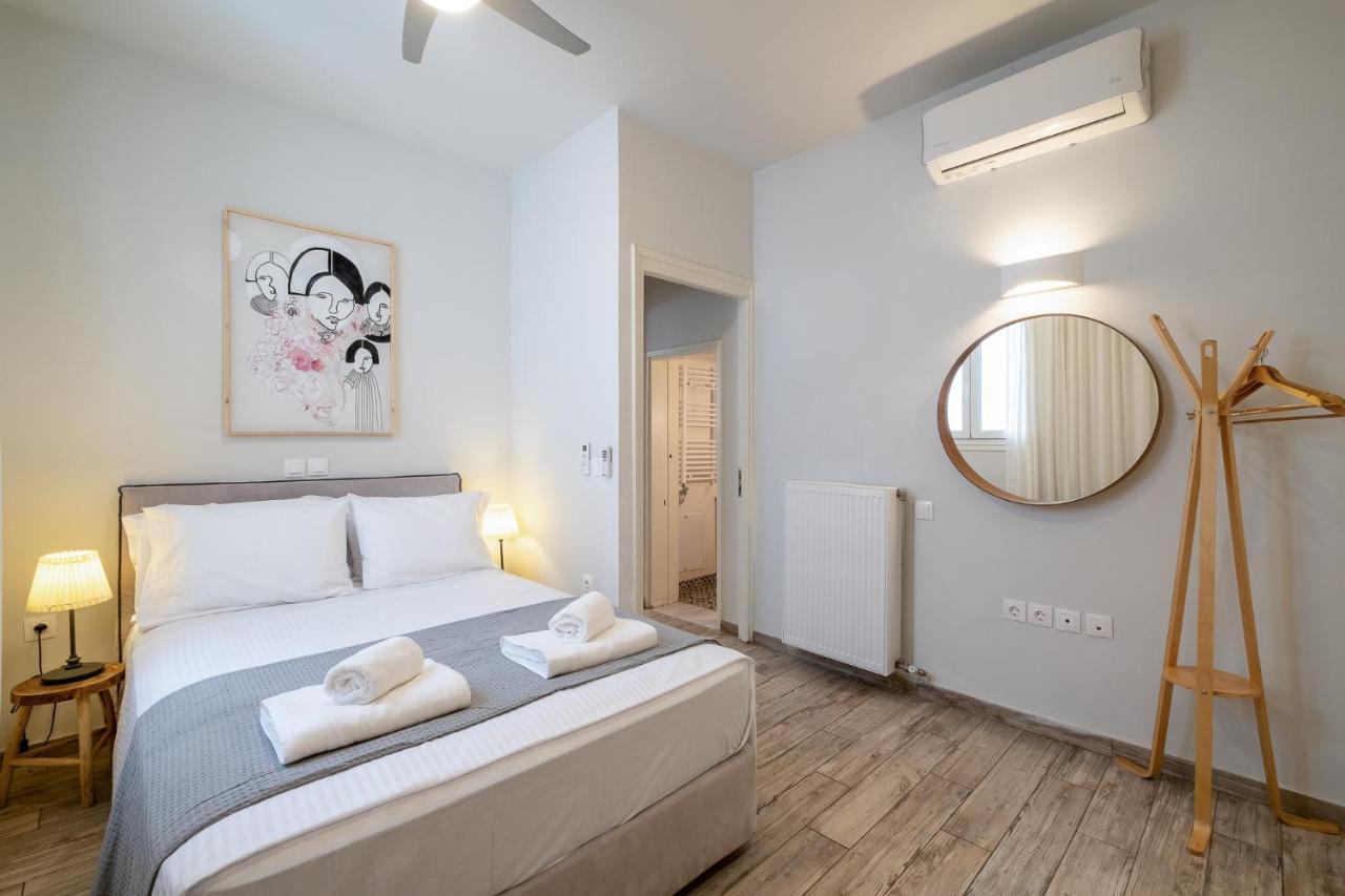 Central5 Boutique Apartments With Common Garden Next To Metro Athena Bagian luar foto
