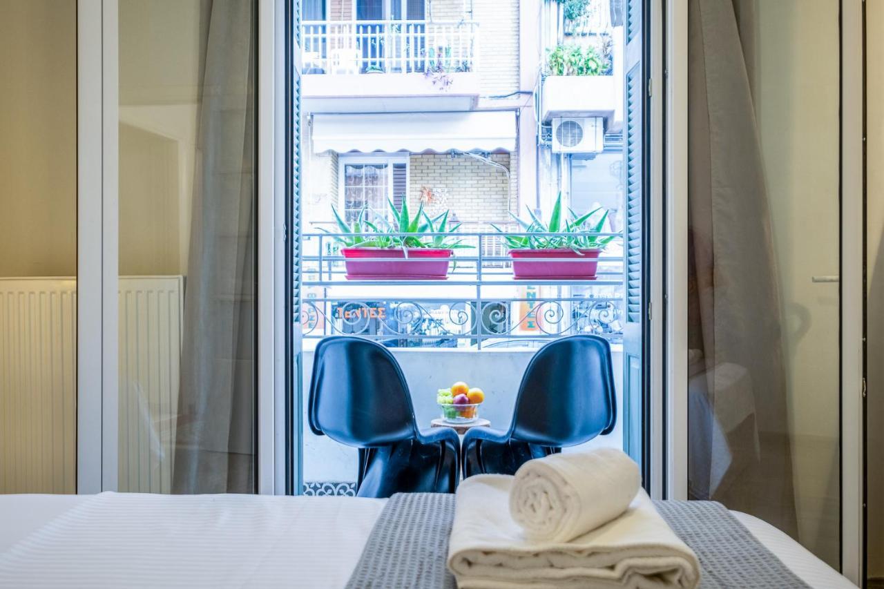 Central5 Boutique Apartments With Common Garden Next To Metro Athena Bagian luar foto