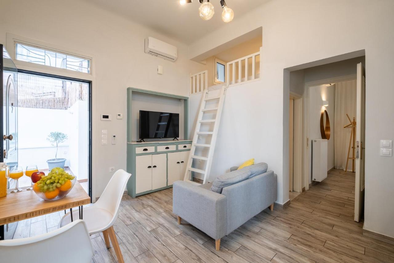 Central5 Boutique Apartments With Common Garden Next To Metro Athena Bagian luar foto