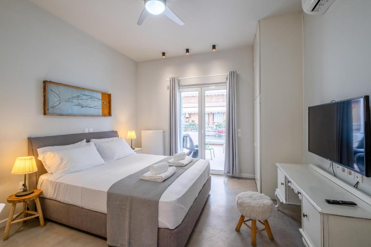 Central5 Boutique Apartments With Common Garden Next To Metro Athena Bagian luar foto