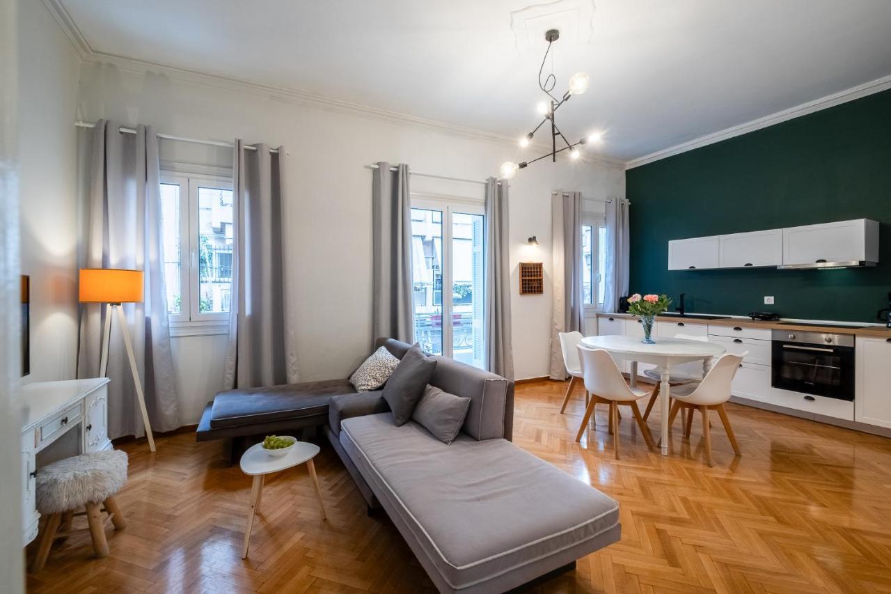Central5 Boutique Apartments With Common Garden Next To Metro Athena Bagian luar foto