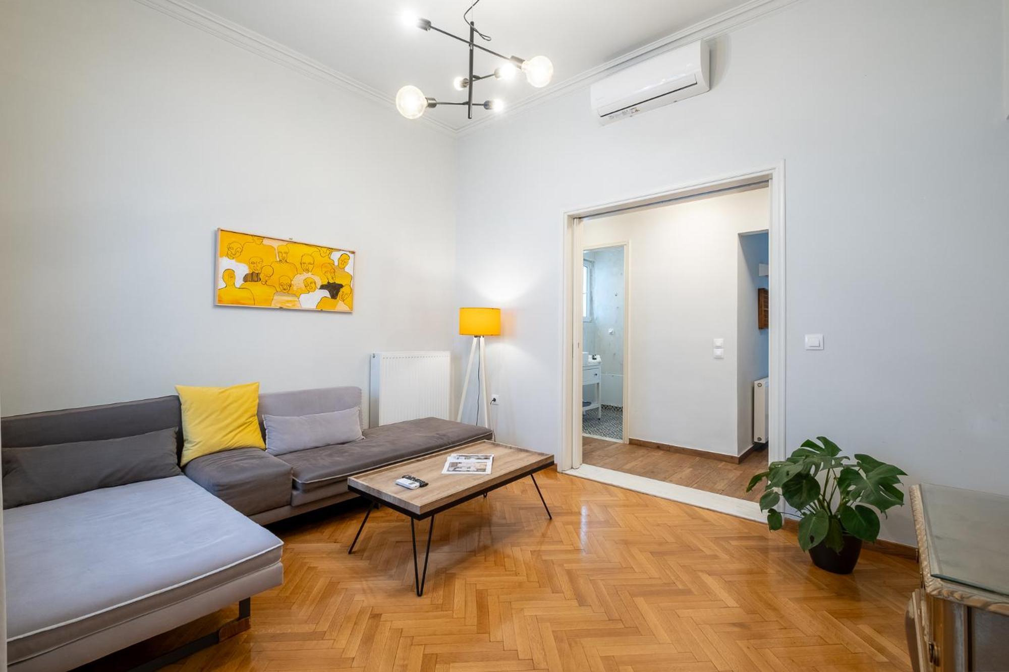 Central5 Boutique Apartments With Common Garden Next To Metro Athena Bagian luar foto