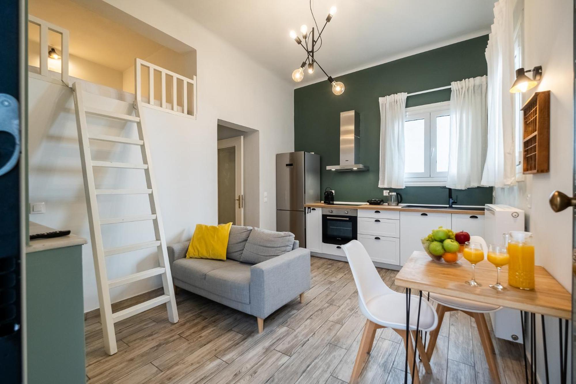 Central5 Boutique Apartments With Common Garden Next To Metro Athena Bagian luar foto
