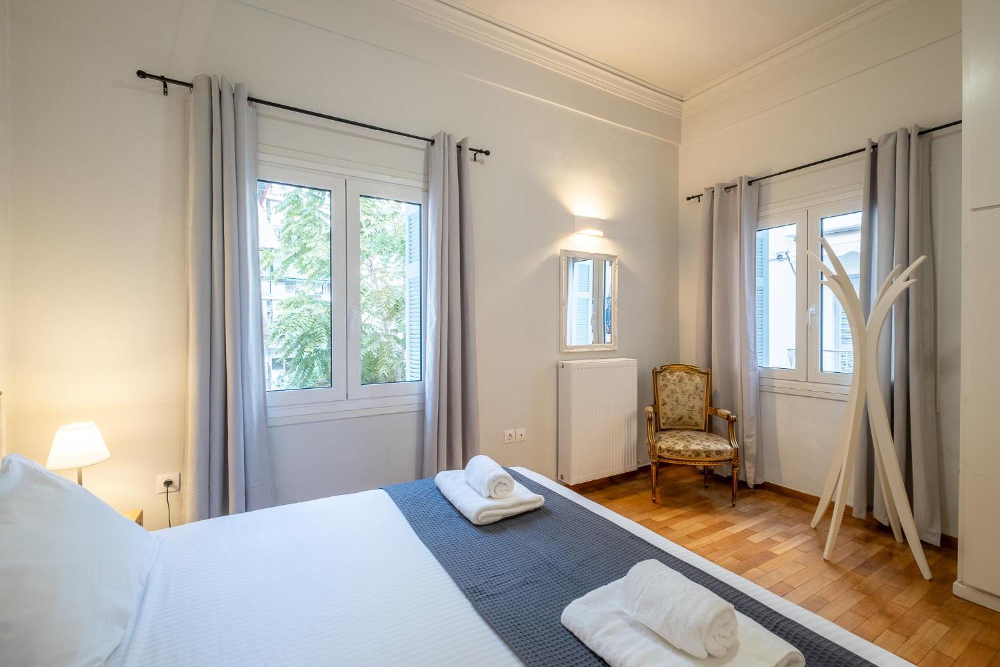Central5 Boutique Apartments With Common Garden Next To Metro Athena Bagian luar foto